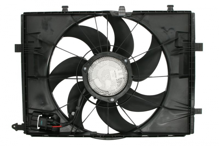 Ventilator radiator (cu carcasa) potrivit MERCEDES C (A205), C (C205), C T-MODEL (S205), C (W205), CLS (C257), E (A238), E ALL-TERRAIN (S213), E (C238), E T-MODEL (S213), E (W213), GLC (C253) 1.5-3.0  [2]