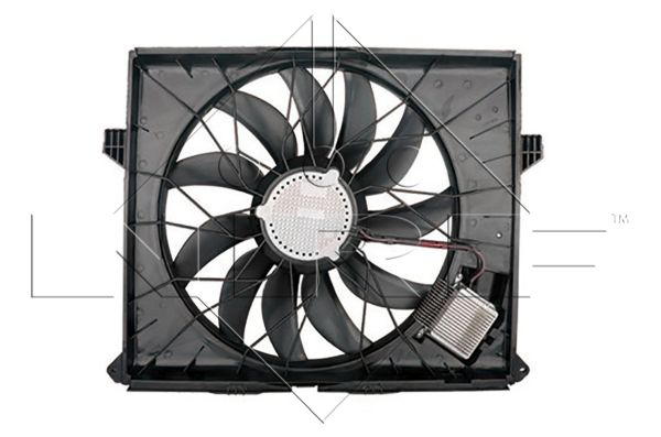 Ventilator radiator (cu carcasa) potrivit MERCEDES GL (X164), M (W164), R (W251, V251) 3.0D/4.7/5.5 07.05-12.14 [3]