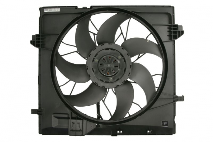 Ventilator radiator (cu carcasa) potrivit MERCEDES GL (X166), GLE (C292), GLE (W166), GLS (X166), M (W166) 2.2D-5.5 06.11-10.19