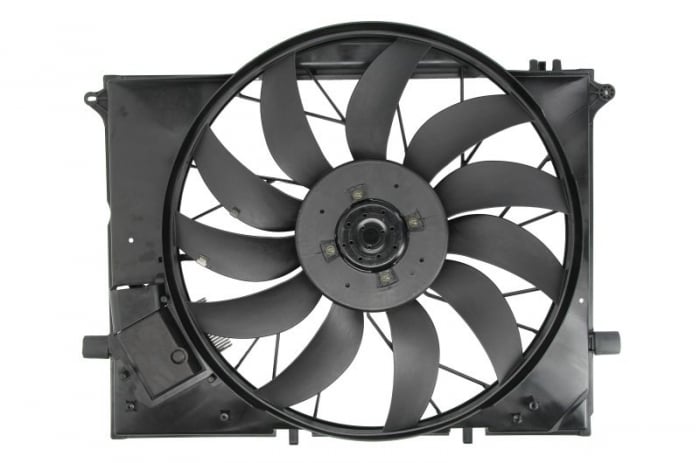 Ventilator radiator (cu carcasa) potrivit MERCEDES S (C215), S (W220), SL (R129), SL (R230) 2.8-6.2 10.98-01.12