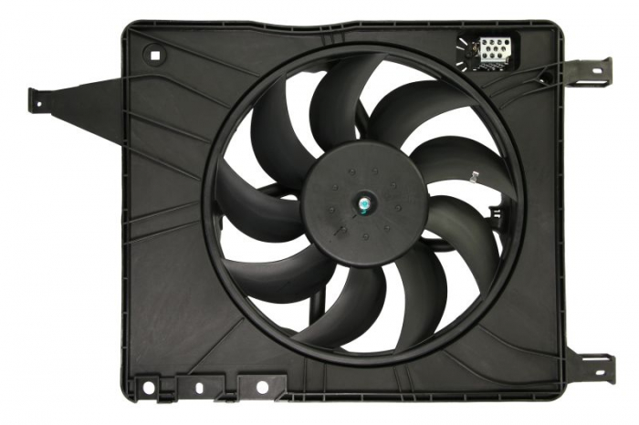 Ventilator radiator (cu carcasa) potrivit NISSAN QASHQAI I 1.5D-2.0D 11.06-12.13