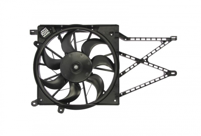 Ventilator radiator (cu carcasa) potrivit OPEL ASTRA G, ASTRA G CLASSIC, ASTRA G KOMBI, ASTRA H, ZAFIRA A, ZAFIRA B 1.2-2.2 02.98-04.15