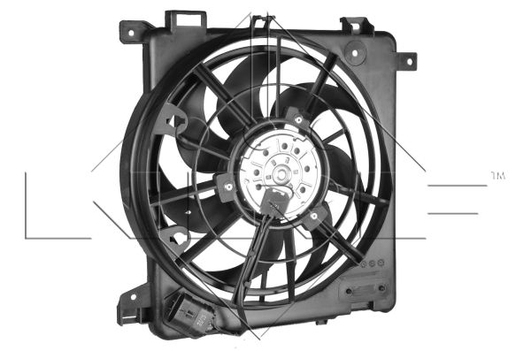 Ventilator radiator (cu carcasa) potrivit OPEL ASTRA H, ASTRA H CLASSIC, ASTRA H GTC, ASTRA H KOMBI, ZAFIRA B, ZAFIRA B MINIVAN 1.3D-2.2 03.04-