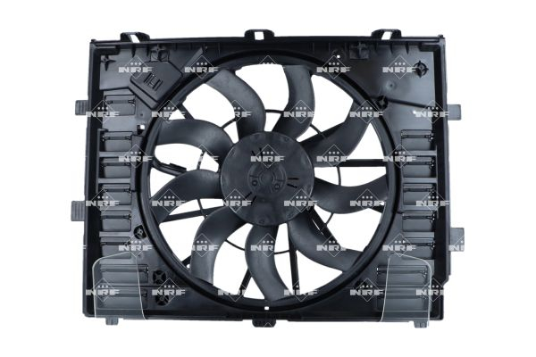 Ventilator radiator potrivit PORSCHE CAYENNE 3.0D/4.2D dupa 2014 (cu carcasa) [3]