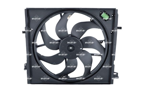 Ventilator radiator (cu carcasa) potrivit RENAULT KOLEOS II 2.0D 04.16-