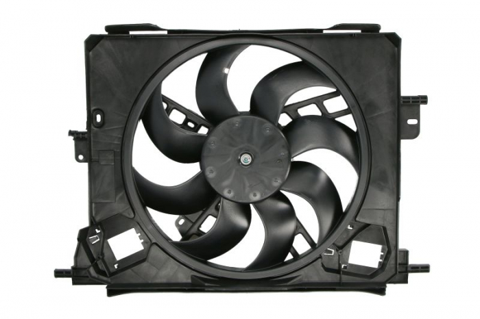 Ventilator radiator (cu carcasa) potrivit RENAULT TWINGO III; SMART FORFOUR, FORTWO 0.9 0.9LPG 1.0 07.14-