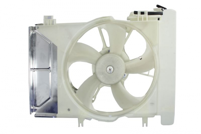 Ventilator radiator (cu carcasa) potrivit TOYOTA YARIS, YARIS HATCHBACK 1.0-1.33 08.05-06.20