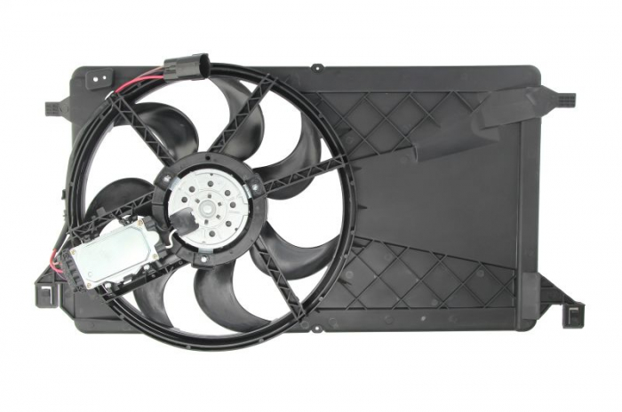 Ventilator radiator potrivit VOLVO C30, S40 II, V50; FORD FOCUS C-MAX, FOCUS II 1.6D-2.0LPG 2003-2012 - (cu carcasa) [2]