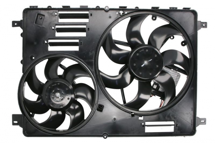 Ventilator radiator (cu carcasa) potrivit VOLVO S60 II, S80 II, V60 I, V60 II, V70 II, V70 III, V70 III KOMBI, XC60 I, XC60 II, XC70 II 2.0-4.4 05.05-12.21