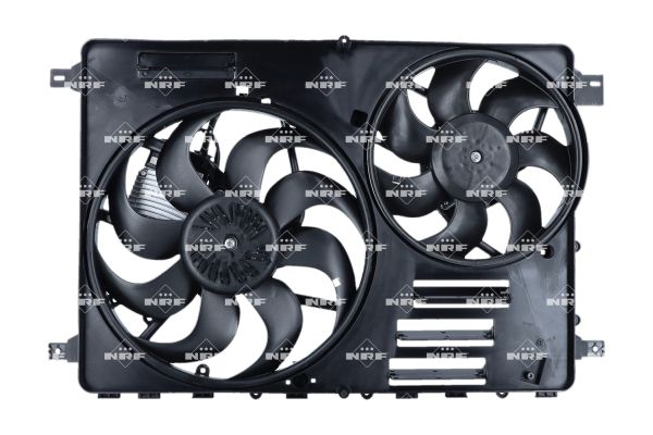 Ventilator radiator (cu carcasa) potrivit VOLVO S60 II, S80 II, V60 I, V60 II, V70 II, V70 III, V70 III/KOMBI, XC60 I, XC60 II, XC70 II 2.0-4.4 05.05-12.21 [3]