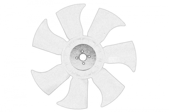 Ventilator radiator (diameter 360 mm, numar lame 6) potrivit PERKINS potrivit ATLAS AR 30, AR 35, AR 35 SUPER, AR 40; BENFRA 9.01B; CASE IH 15, 16, 28, 31, 35; GEHL 145, 165, 245; JCB 208S, 801, 8015,