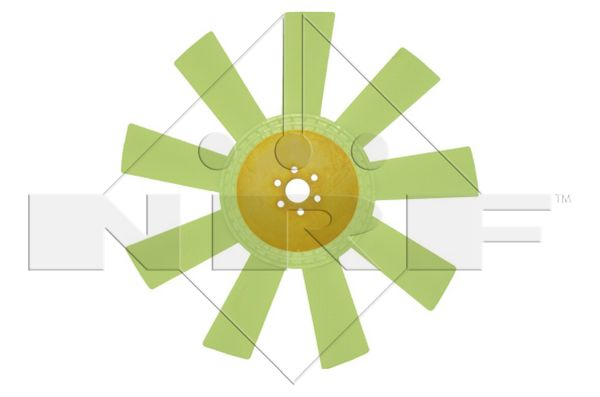 Ventilator radiator (diameter 520mm, numar lame 9) potrivit MERCEDES LK/LN2, MK, NG, O 301, O 402, OF, OH, T2/L, UNIMOG; FAP B ADE352N-OM445.935 01.62- [3]