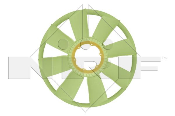 Ventilator radiator potrivit DAF 85 CF, CF 75, CF 85 PE183C-XF315M 1998-2013 (diameter 700mm, numar lame 8) [2]