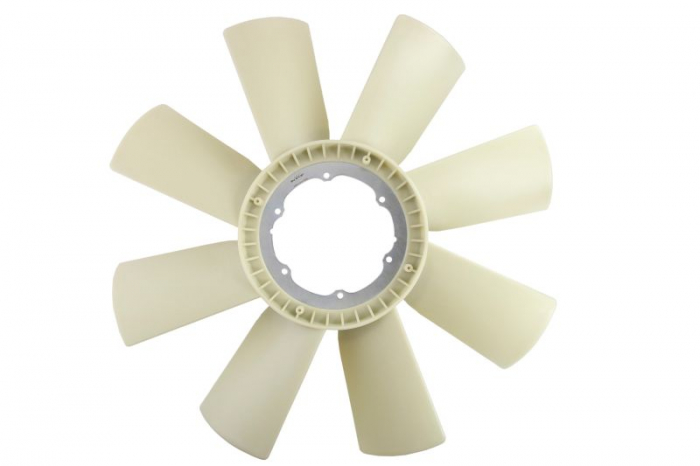 Ventilator radiator (diameter 750mm, numar lame 8) potrivit MERCEDES INTEGRO (O 550), O 403, TOURISMO (O 350), TRAVEGO (O 580); SETRA 400 OM457.936-OM457.976 10.99-