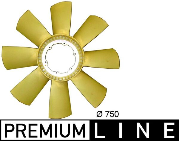 Ventilator radiator (diameter 750mm, numar lame 8) potrivit RVI MAGNUM; VOLVO FH16 D16C550-DXi13 01.03- [2]