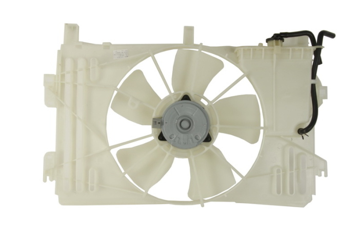 Ventilator radiator Dreapta (cu carcasa) potrivit AUDI COUPE B3; TOYOTA COROLLA, COROLLA VERSO 1.4-2.8 08.91-03.09 [2]