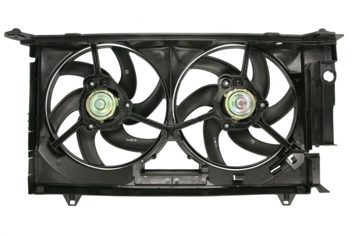 Ventilator radiator Dreapta (cu carcasa) potrivit CITROEN BERLINGO, BERLINGO/MINIVAN, XSARA, XSARA/HATCHBACK, XSARA/KOMBI; PEUGEOT 306, 406, PARTNER, PARTNER/MINIVAN 1.5D-2.0D 05.93-12.15 [2]