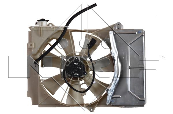 Ventilator radiator Dreapta (cu carcasa) potrivit TOYOTA STARLET, YARIS 1.0-1.5 01.96-11.05