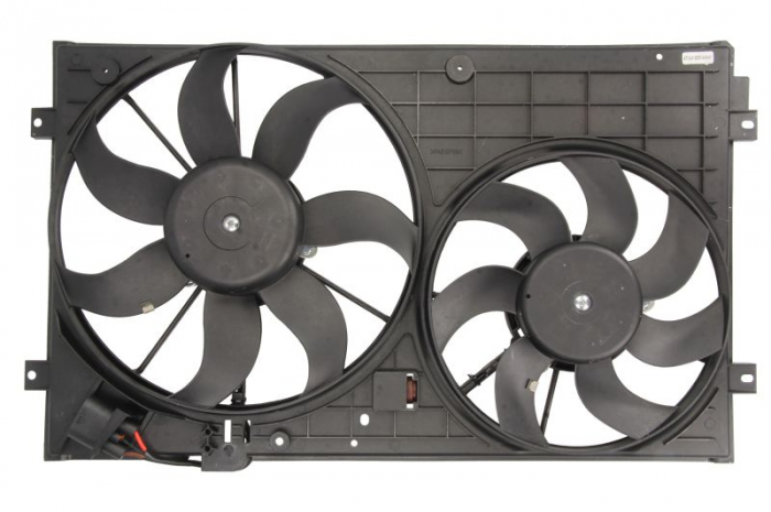 Ventilator radiator Dreapta/Stanga (cu carcasa) potrivit AUDI A1, A3; SEAT ALTEA, ALTEA XL, IBIZA IV, IBIZA IV SC, IBIZA IV ST, LEON, TOLEDO III; SKODA FABIA II, OCTAVIA I 1.2-3.6 08.00- [2]
