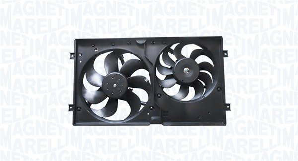 Ventilator radiator potrivit AUDI A3, TT; SEAT AROSA, CORDOBA, IBIZA III, LEON, TOLEDO II; SKODA FABIA I, FABIA I PRAKTIK, FABIA II, OCTAVIA I, OCTAVIA I KOMBI, ROOMSTER 1.0-2.3 07.95-05.15
