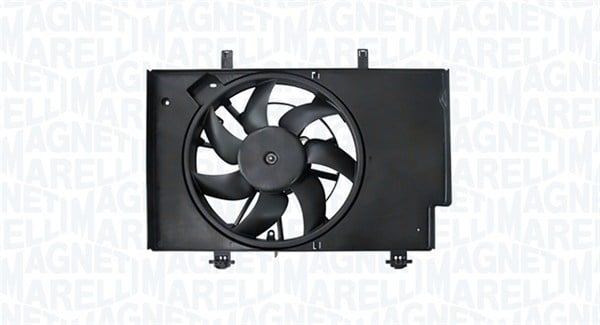 Ventilator radiator potrivit FORD B-MAX, FIESTA VI 1.4D-1.6D 06.08-