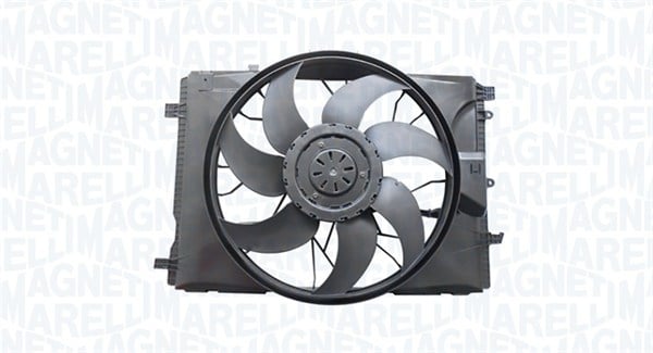 Ventilator radiator potrivit MERCEDES A (W176), B SPORTS TOURER (W246, W242), C T-MODEL (S204), C (W204), CLA (C117), CLA SHOOTING BRAKE (X117), E (W212), GLA (X156) 1.6-2.5 01.07-