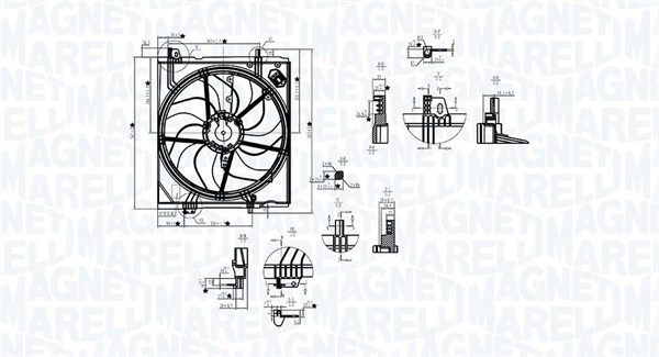 Ventilator radiator potrivit NISSAN QASHQAI II; RENAULT KADJAR 1.2-1.6D 11.13-