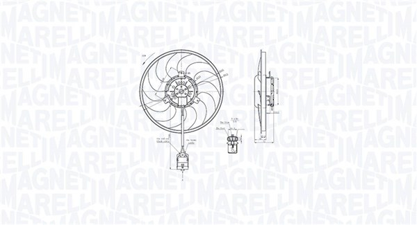 Ventilator radiator potrivit OPEL ASTRA G, ASTRA G CLASSIC, ASTRA G KOMBI, ASTRA H, ASTRA H GTC, ASTRA H KOMBI, ZAFIRA A, ZAFIRA B, ZAFIRA B MINIVAN 1.2-2.2D 02.98-04.15