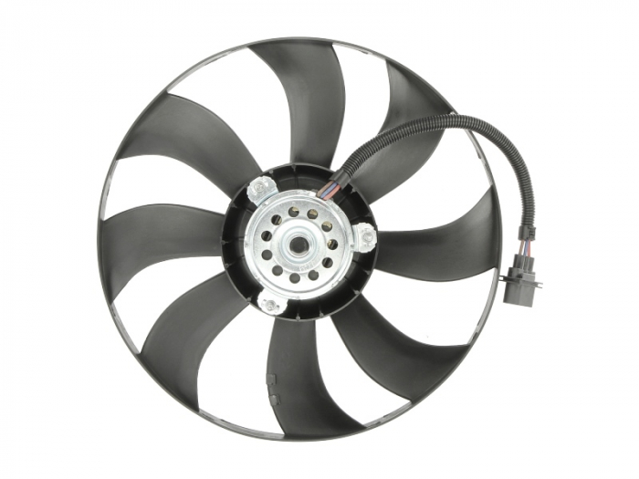Ventilator radiator potrivit SEAT CORDOBA, IBIZA III, IBIZA IV, IBIZA IV SC; SKODA FABIA I, FABIA I PRAKTIK, FABIA II, ROOMSTER, ROOMSTER PRAKTIK; VW FOX, POLO, POLO IV 1.4D/1.9D/2.0 dupa 2001 [2]