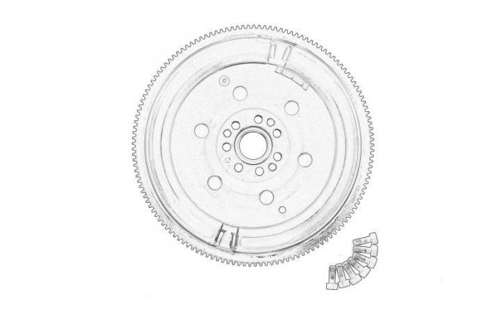Volanta (228mm) potrivit MERCEDES CITAN MIXTO (DOUBLE CABIN), CITAN (MPV), CITAN MINIVAN (W415); DACIA DUSTER, DUSTER SUV, LODGY, LOGAN II, SANDERO II; NISSAN CUBE, JUKE, NOTE 1.5D 08.03-