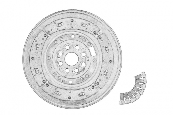 Volanta potrivit FIAT TALENTO; NISSAN NV300; OPEL VIVARO B; RENAULT ESPACE V, GRAND SCENIC IV, MEGANE IV, SCENIC IV, TALISMAN, TRAFIC III 1.6D 04.15-
