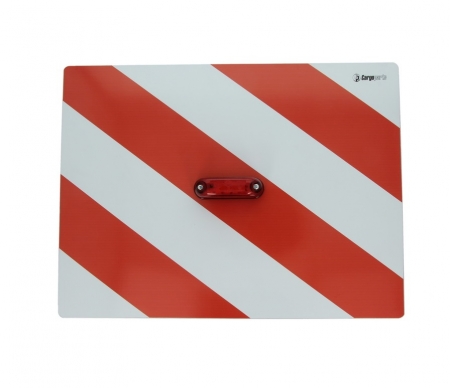 Echipamente - Tablita placa avertizare/informare cu LED 40x30 cm, Cargoparts