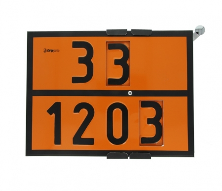Echipamente - Tablita placa avertizare marcaj ADR 30/1203, Cargoparts 30x40 cm