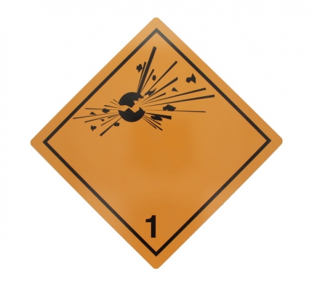 Echipamente - Tablita placa avertizare marcaj ADR \"1\", Cargoparts
