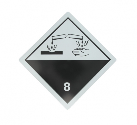 Echipamente - Tablita placa avertizare marcaj ADR 8, Cargoparts