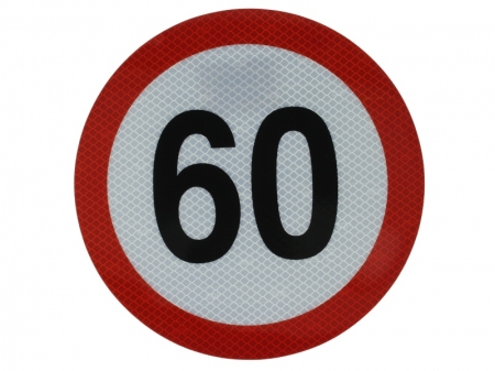 Echipamente - Autocolant reflectorizant 60km/h Ø 20 cm, Cargoparts
