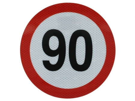 Echipamente - Autocolant reflectorizant 90km/h Ø 20 cm, Cargoparts