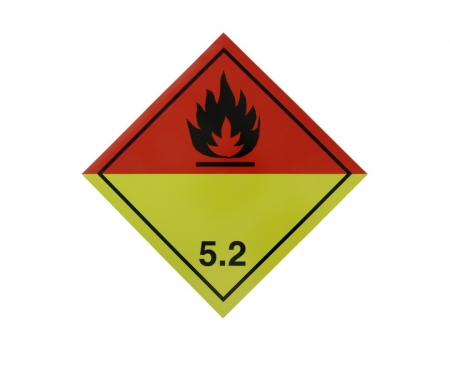 Echipamente - Autocolant eticheta avertizare/informare ADR 5.2, Cargoparts