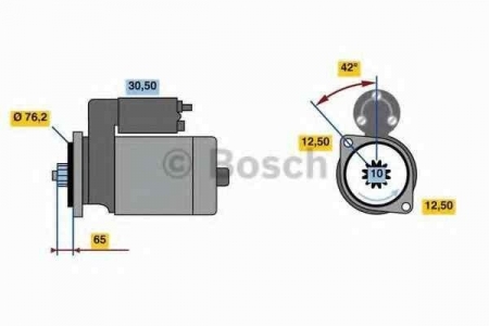 Alternatoare Electromotoare - Electromotor AUDI A1 (8X1, 8XF) BOSCH 0 986 020 260