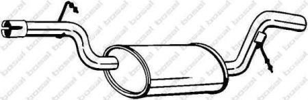 Piese Auto - Toba esapamet intermediara VW PASSAT (3C2) BOSAL 233-157