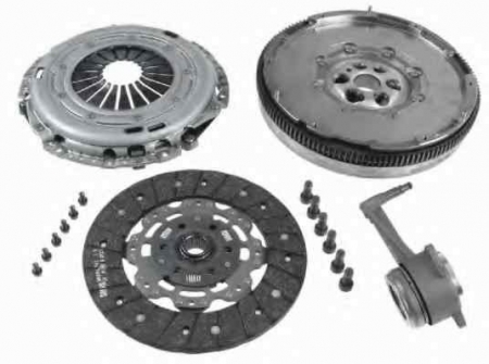 Set ambreiaj - Set ambreiaj cu volanta masa dubla si rulment hidraulic (240mm) AUDI A3; SEAT ALTEA, ALTEA XL, LEON, TOLEDO III; SKODA OCTAVIA II, SUPERB II; VW CADDY III, EOS, GOLF PLUS, GOLF V 1.9D/2.0D dupa 2003