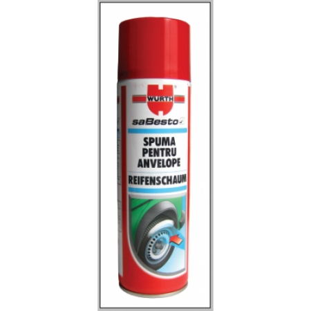 Solutii tehnice - Spuma intretinere anvelope 500 ml Wurth
