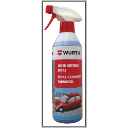 Ulei Lichide tehnice - Spray dezghetat parbrizul 500 ml Wurth