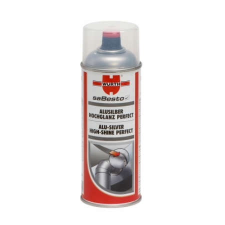 Solutii tehnice - Spray Al-Ag foarte lucios Perfect 400 ml Wurth