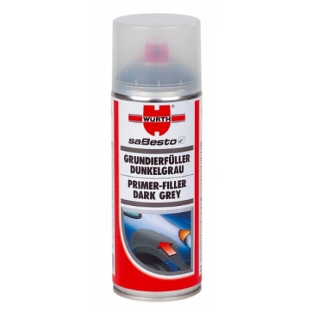 Solutii tehnice - Primer filler gri inchis 400 ml Wurth