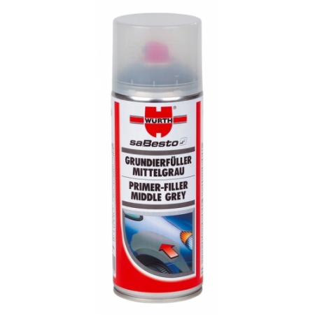 Solutii tehnice - Primer filler gri mediu 400 ml Wurth