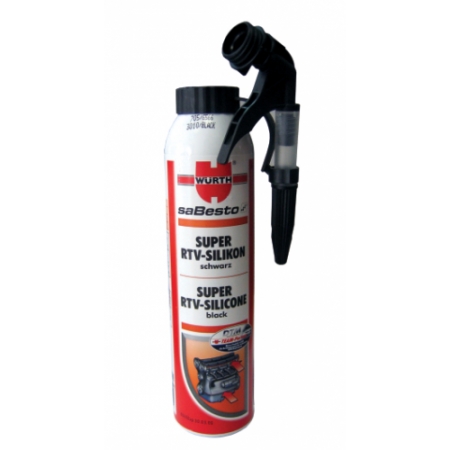 Ulei Lichide tehnice - RTV Silicon negru 220 g Wurth