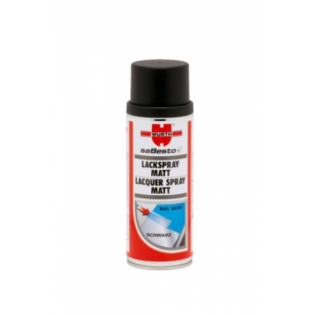 Solutii tehnice - Lac spray negru mat 9005 Wurth