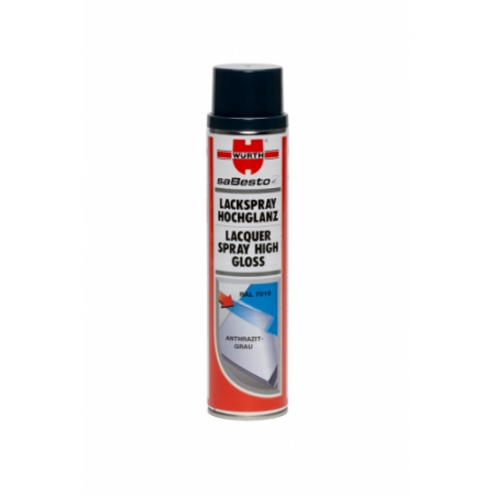 Ulei Lichide tehnice - Lac spray gri antracit 7016 600 ml Wurth