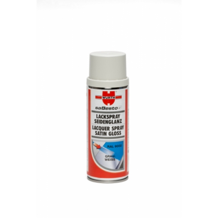 Solutii tehnice - Lac spray alb gri matasos 9002 Wurth